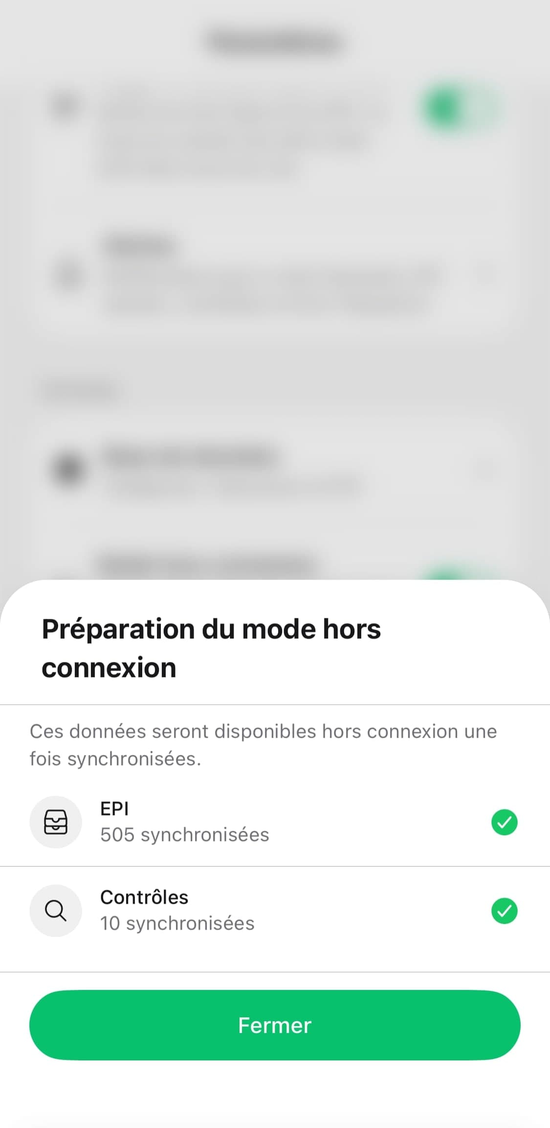 Mode hors-connexion